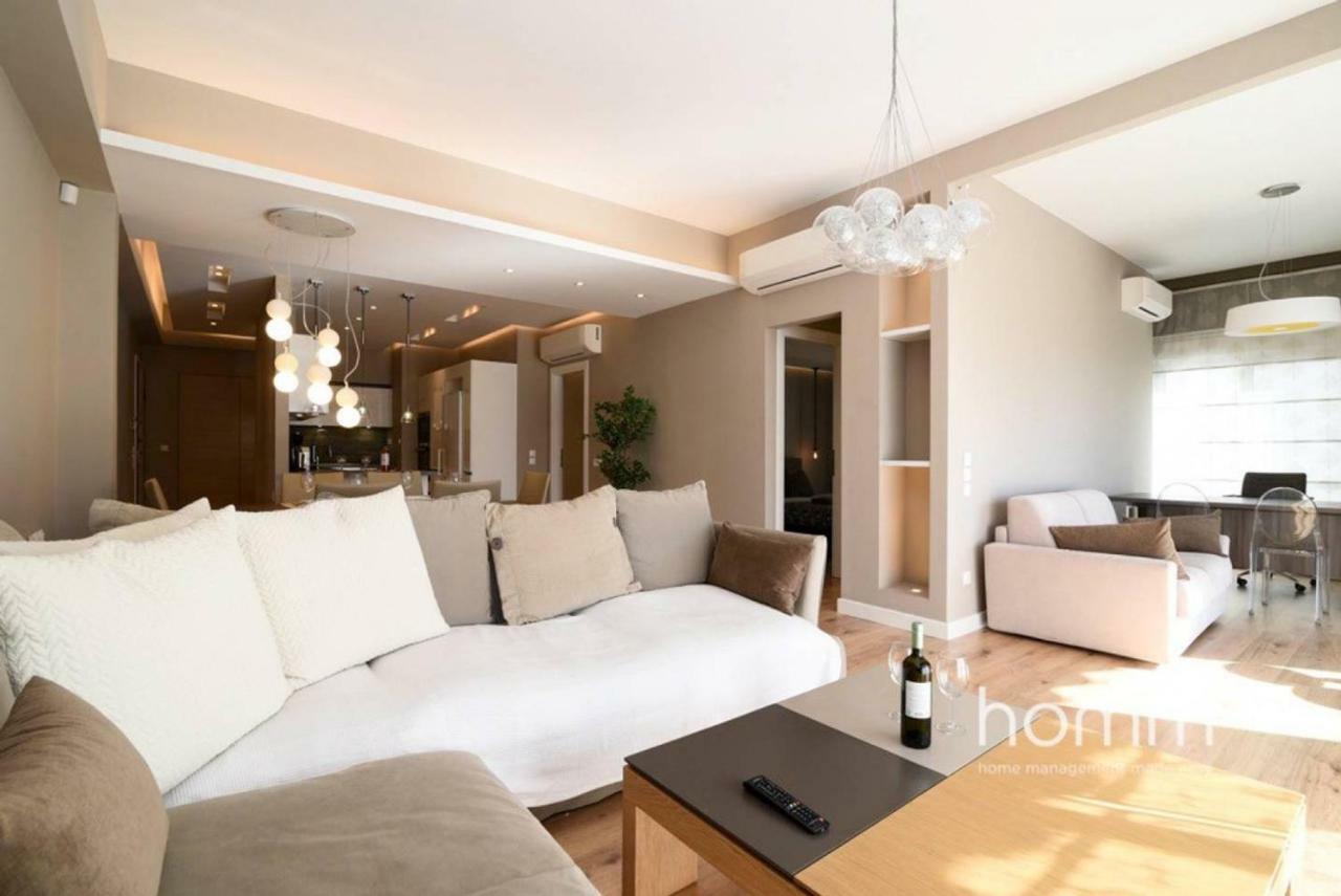 142M² Bright Alimos Apartment With Marina View Kültér fotó