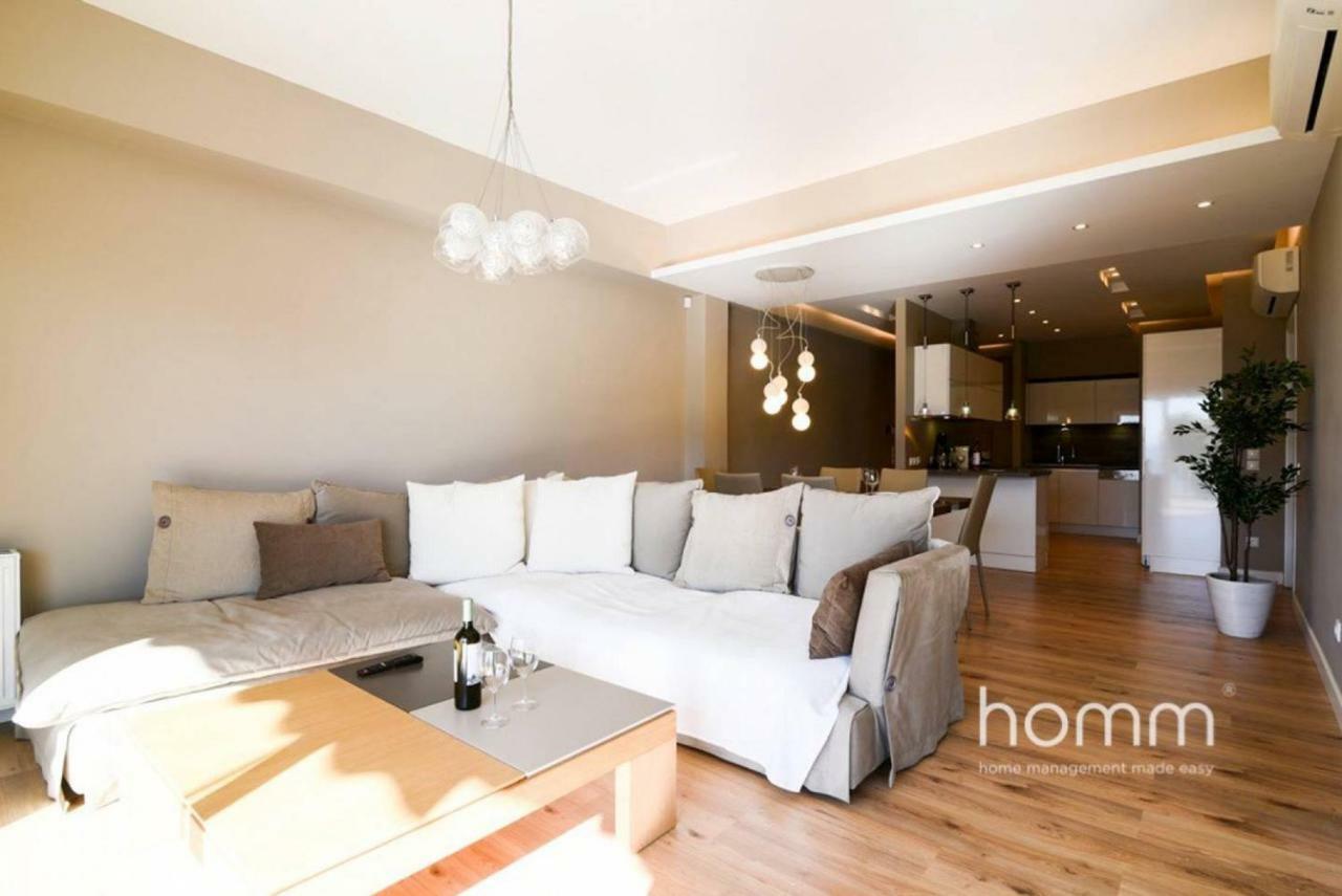 142M² Bright Alimos Apartment With Marina View Kültér fotó